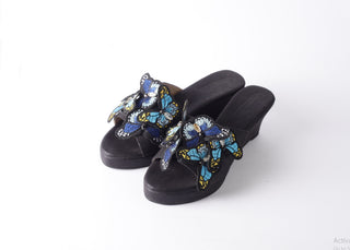 TITLI BLUE WEDGES 2.5