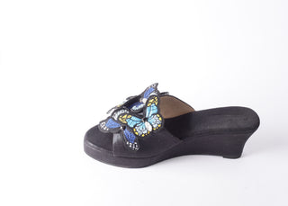 TITLI BLUE WEDGES 2.5